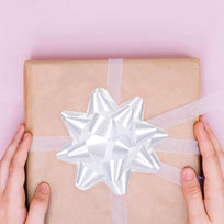 Art.8033 Moños Chicos Estrella 8cm 4pz
