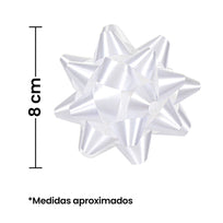 Art.8033 Moños Chicos Estrella 8cm 4pz