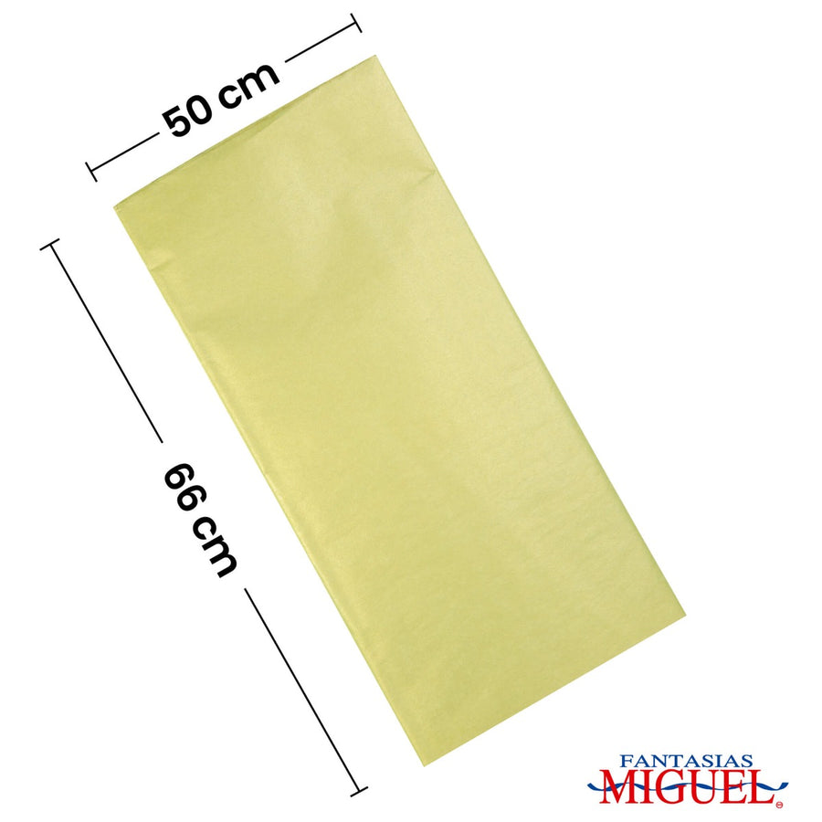 Art.8066 Papel China Color Metálico 50x66cm 5pz