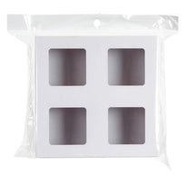 Art.8166 Caja De Cartón/Pvc 4 Divisiones 6x20.5x20cm 1pz