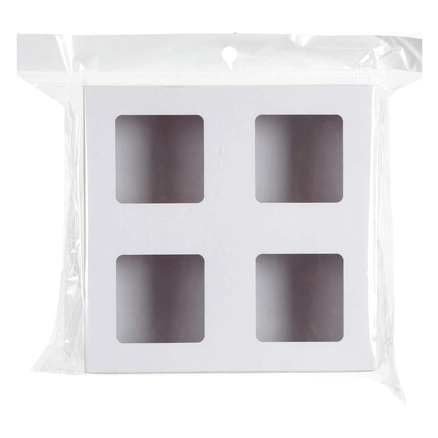 Art.8166 Caja De Cartón/Pvc 4 Divisiones 6x20.5x20cm 1pz