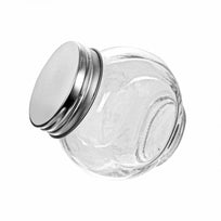 Art.8191 Frasco Con Tapa Metálica aprox 50ml 5.6x6x4.6cm 1pz