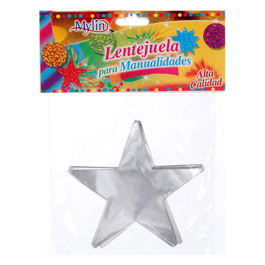 Art.8260 Lentejuela Estrella Color Metálico 80mm 15g