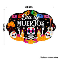 Art.8289 Letrero Muertos 60x88cm 1pz
