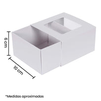Art.8292 Caja De Cartón/Pvc 6x10x10cm 1pz