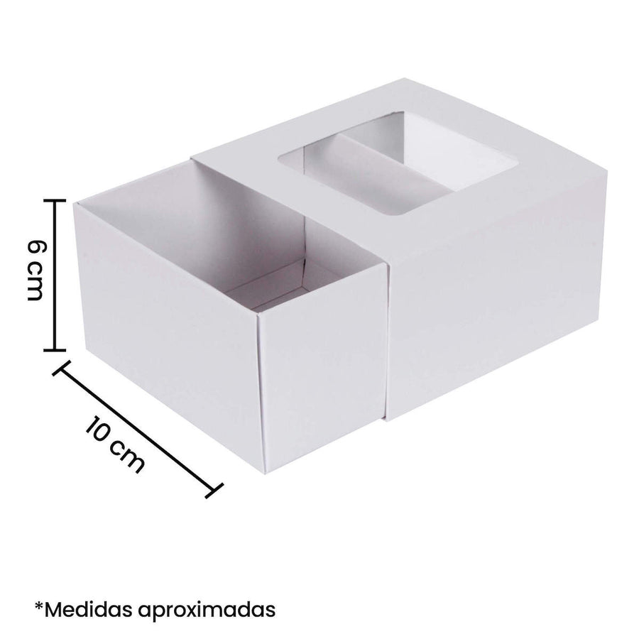 Art.8292 Caja De Cartón/Pvc 6x10x10cm 1pz