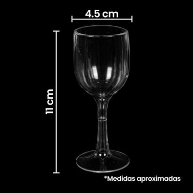 Fantasías Miguel Art.8404 Mini Copa Vino 11x4.5cm 2pz