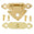 Fantasías Miguel Art.8417 Broche Con Tornillos 2.3x3.5cm 2pz Oro