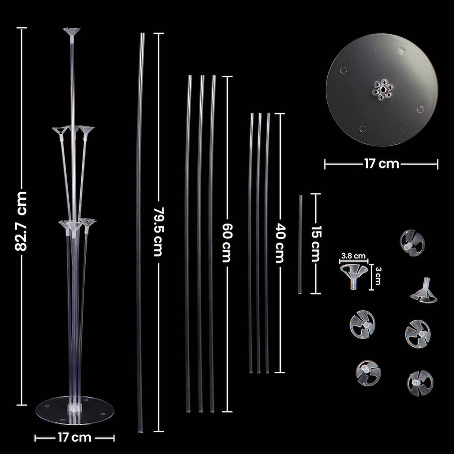 Art.8422 Base Para 7 Globos 80.5x13x14cm 1pz