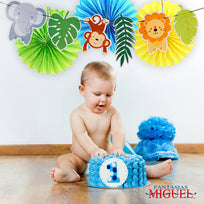 Art.8483 Banderín Safari x12 24cm     3m 1pz