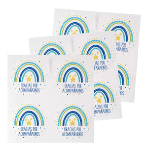 Art.8518 Cal Circ Arcoiris 4.5cm B/12pz