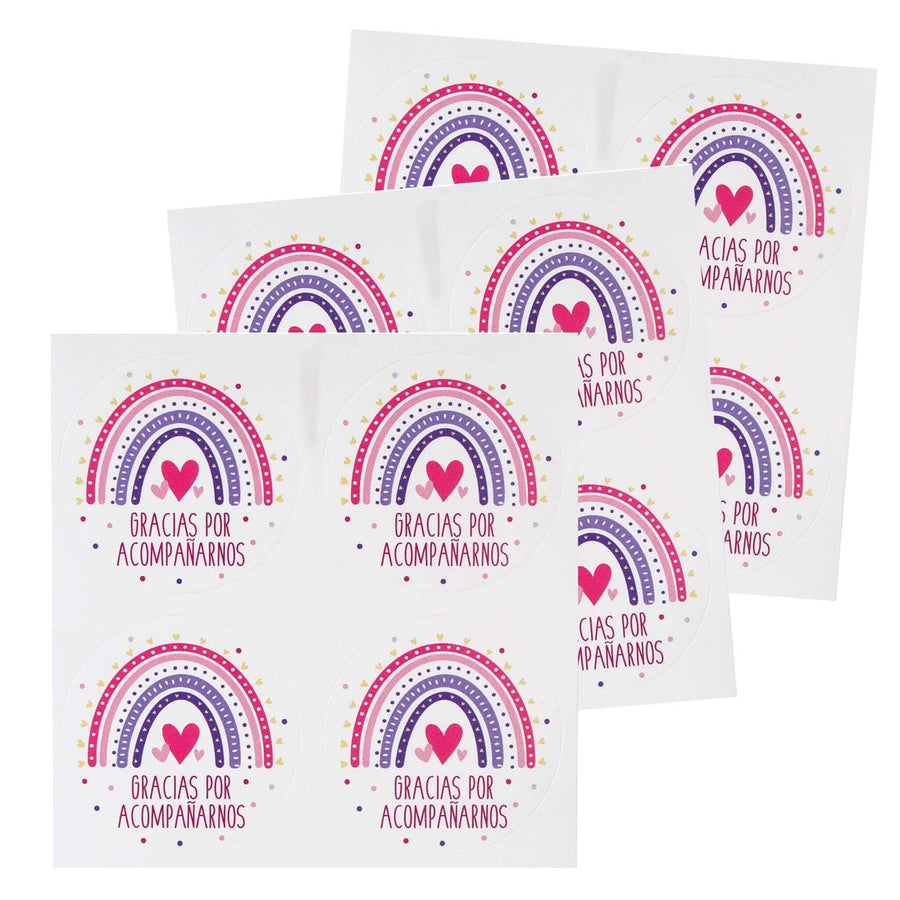 Art.8518 Cal Circ Arcoiris 4.5cm B/12pz