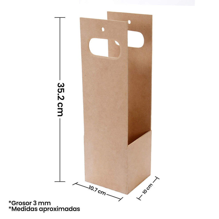 Art.8554 Porta Botella 35.5x10x11cm 1pz