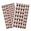 Fantasías Miguel Art.8591 Planilla Ojitos Varios Tamaños 23x26cm 1Planilla (81 Pares) Natural