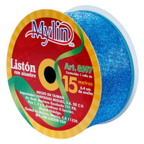 Art.8697 Listón Organza Con Diamantina 6.4cm  15m 1pz