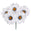 Fantasías Miguel Art.8724 Busch Chico Lily x5 flores 30cm 1pz Blanco
