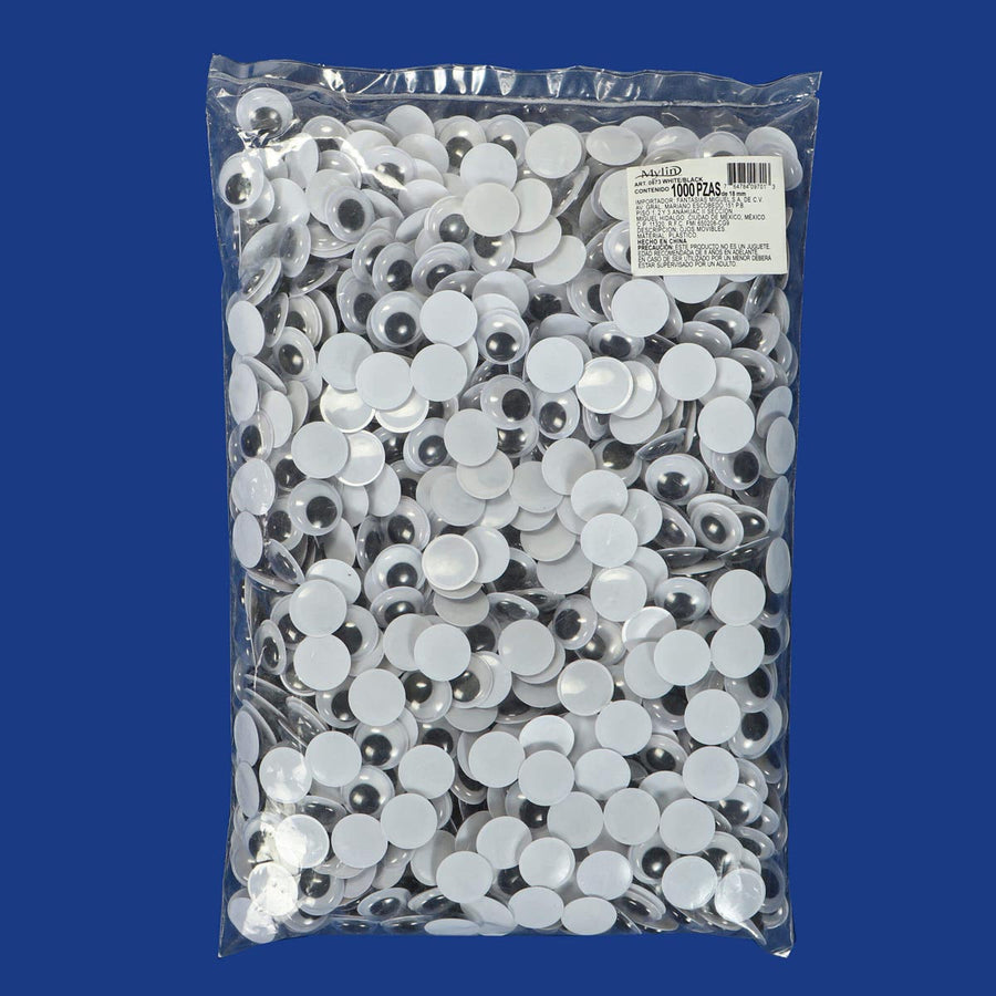 Art.873 Ojos Movibles 18mm 1000pz
