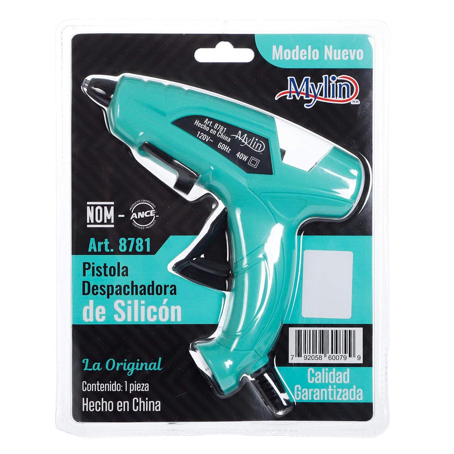 Art.8781 Pistola Silicón Grande 40w (utiliza silicón grueso) 17cm 1pz