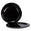 Fantasías Miguel Art.8946 Plato Color Liso 23cm 10pz Negro