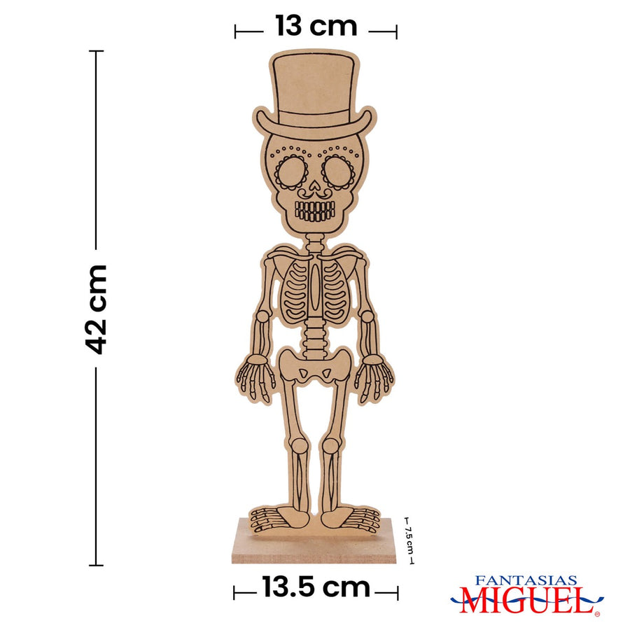 Art.8979 Catrin Con Base Mdf 42x19.7x7.6cm 1pz