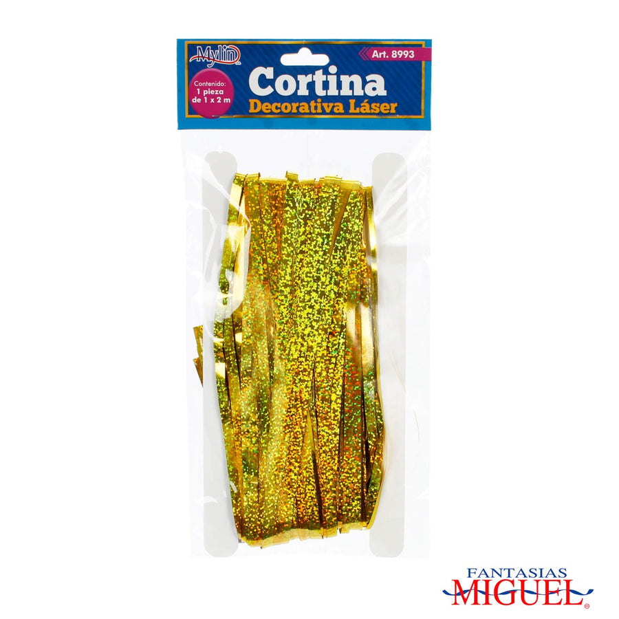 Art.8993 Cortina Decorativa Foil Láser 2x1m 1pz