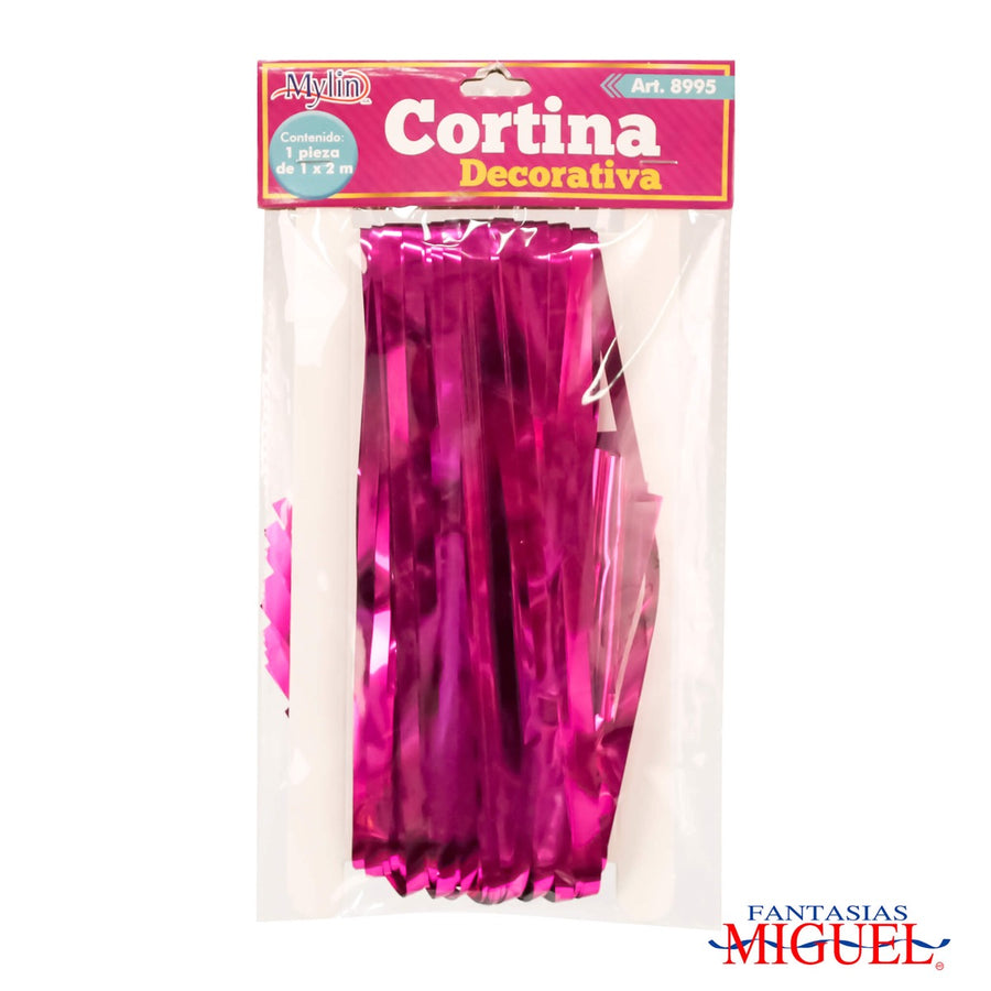 Art.8995 Cortina Decorativa Material Foil 2x1m 1pz