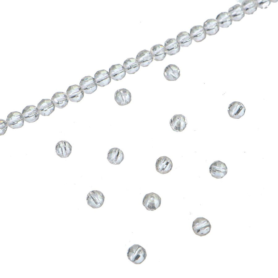 Art.9054 Ochavada Cristal 4mm Hilo 40cm (aprox 103pz)