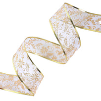 Art.9085 Listón Organza Nochebuena 6.4cm 20m