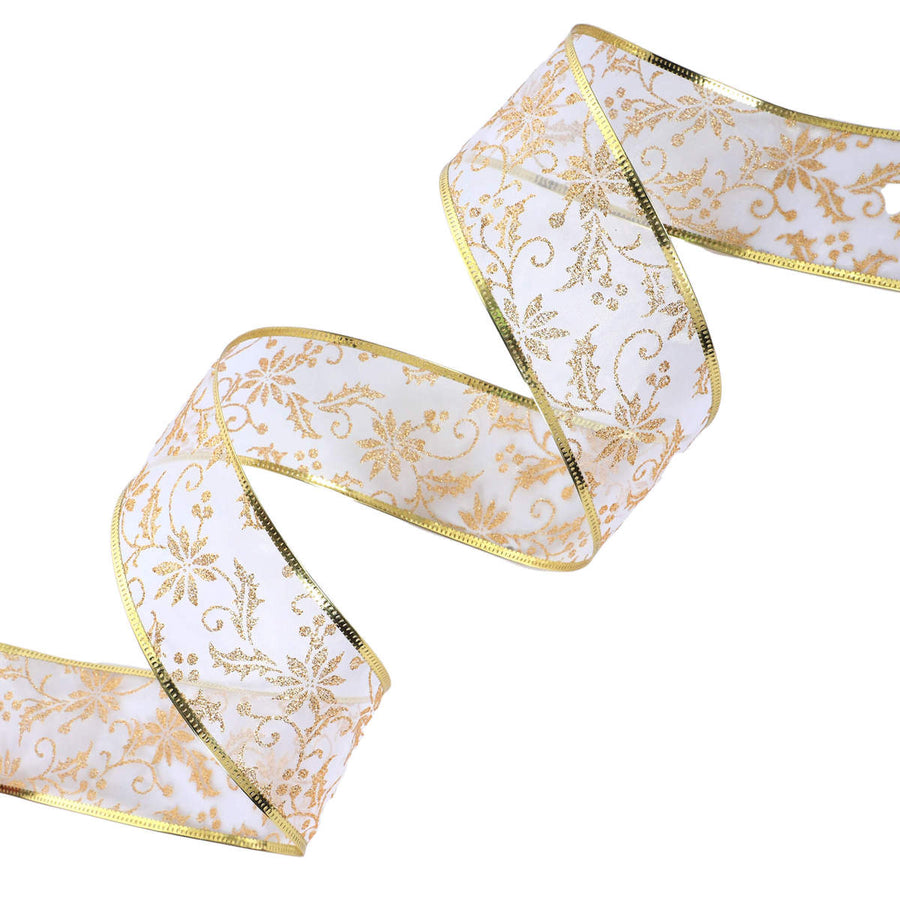 Art.9085 Listón Organza Nochebuena 6.4cm 20m