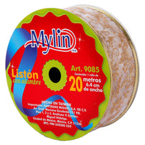Art.9085 Listón Organza Nochebuena 6.4cm 20m