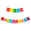 Fantasías Miguel Art.9092 Guía Banderín Feliz Cumpleaños x15 17x12cm 5m    1pz Multi-Color