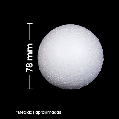 Fantasías Miguel Art.9277 Unicel Esfera 78mm 1pz