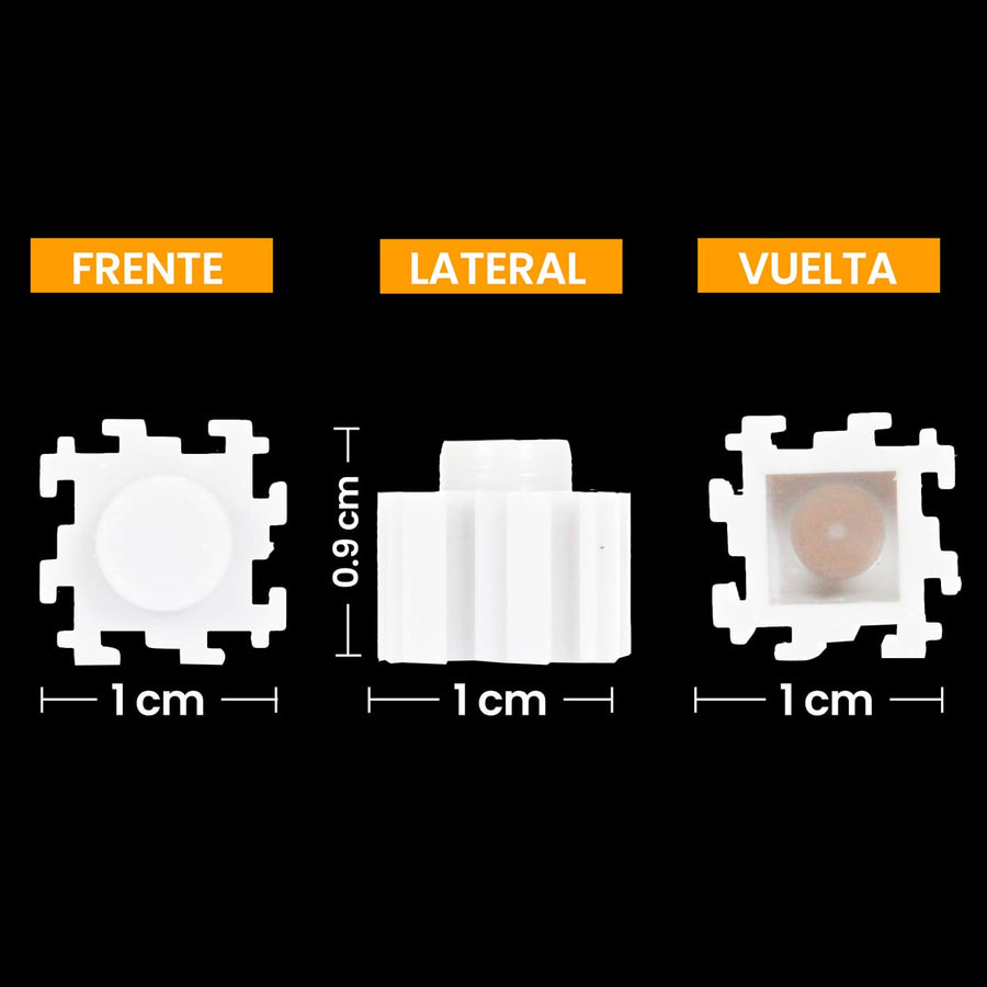 Art.9399 Block 3D Fino 9x11mm (aprox 150pz)