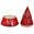 Fantasías Miguel Art.9455 Vela con Vaso Pino 17.5x12cm 1pz Rojo