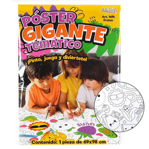 Art.9614 Póster Gigante Temático 69x98cm 1pz