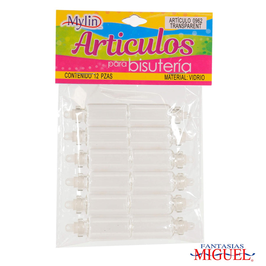 Art.962 Botellita De Cristal aprox. 3.5ml 35x15mm 12pz