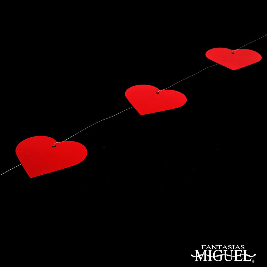 Art.9648 Guía Corazón Lentejuela x13 2m 1pz