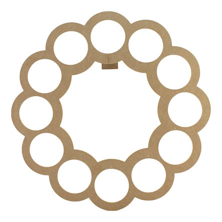 Art.9742 Corona Navideña Hueca Esferas