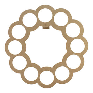 Art.9742 Corona Navideña Hueca Esferas