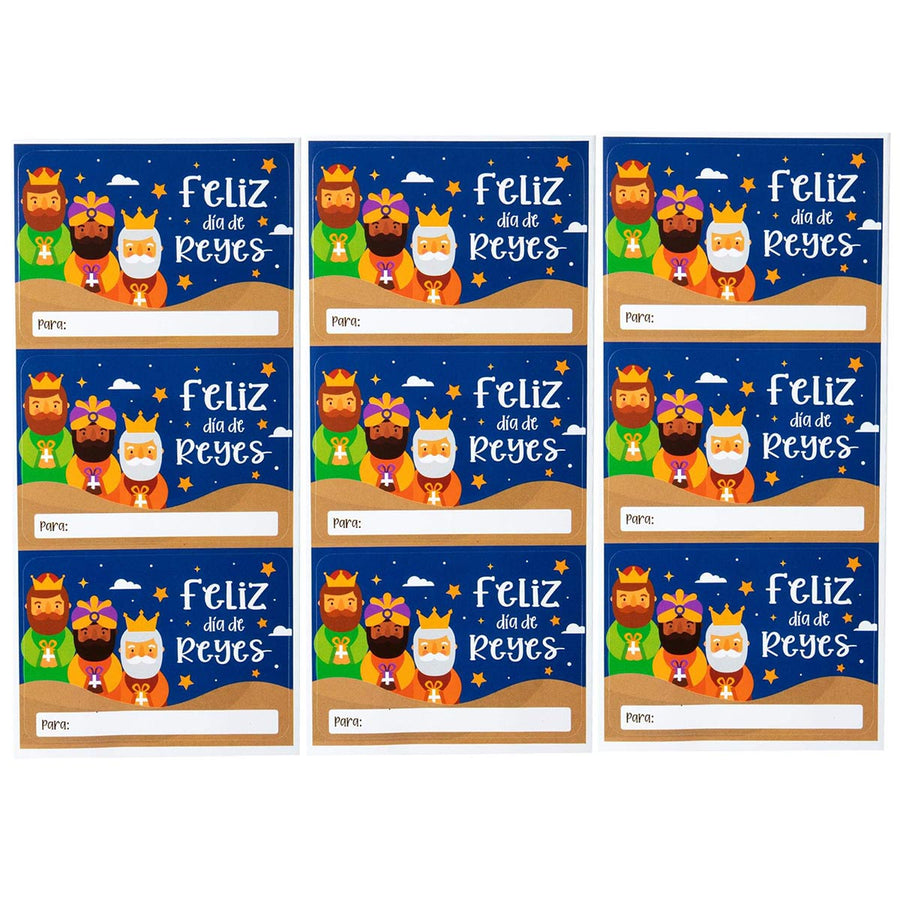 Art.9795 Calcomanía Navideña 6x8.4cm 9pz