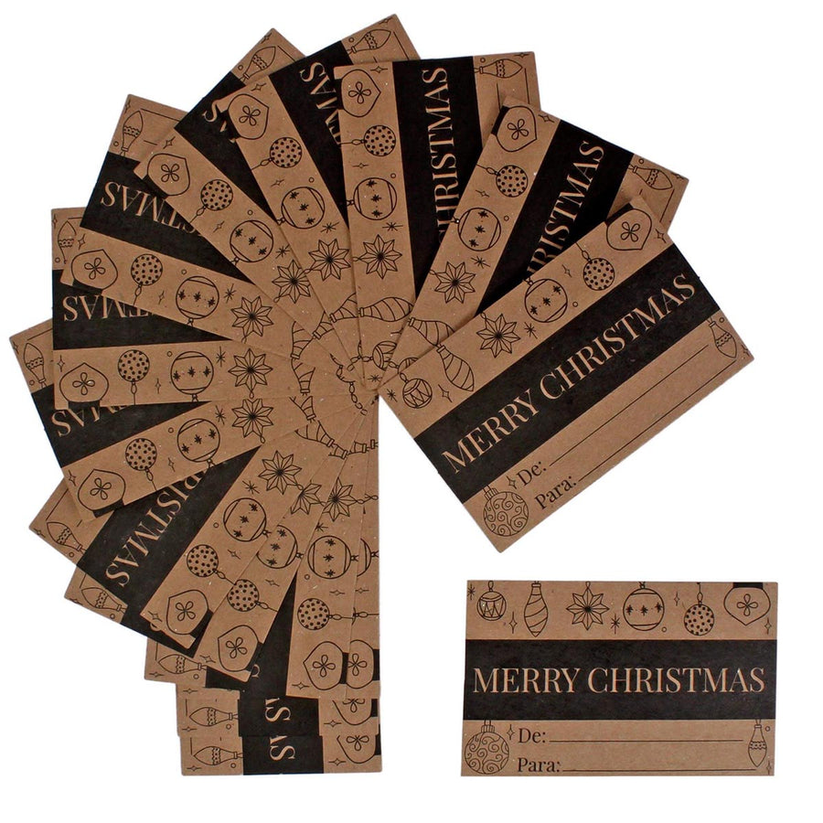 Art.9826 Tarjeta Navideña 5x8cm 15pz