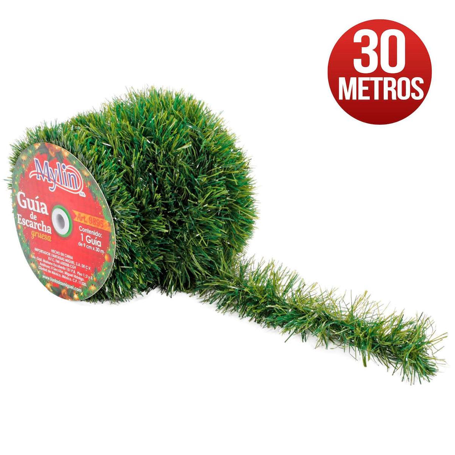 Art.9895 Guía Escarcha Pino 9cmx30m 1pz