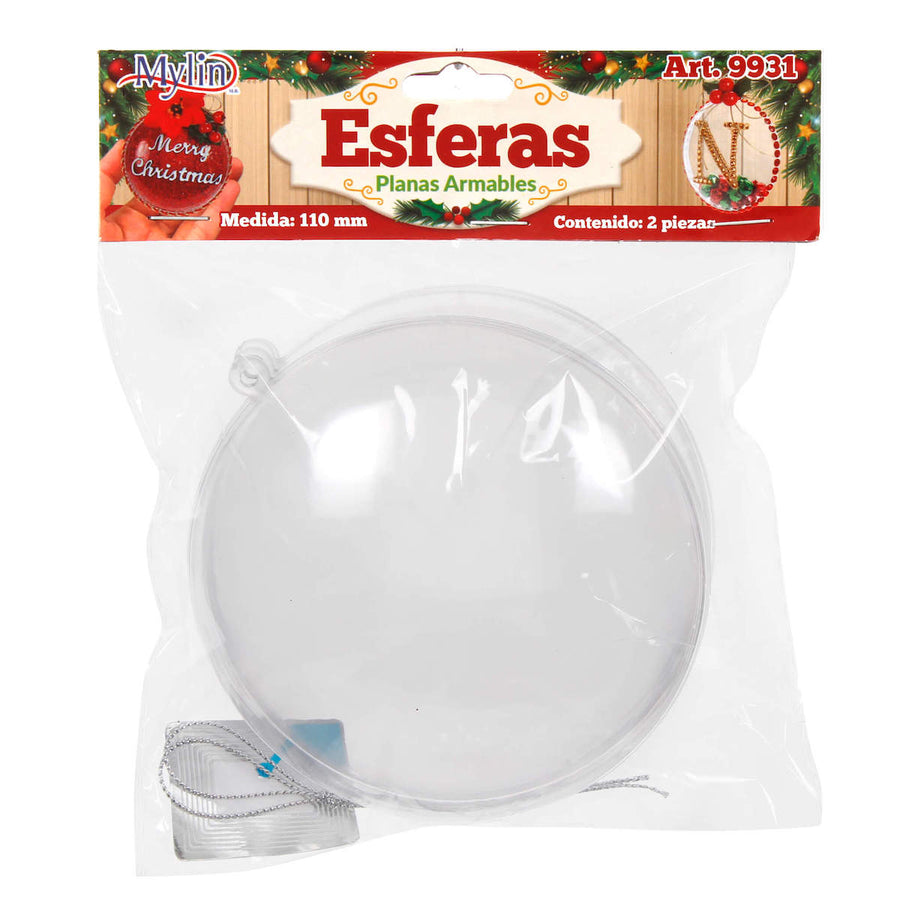 Art.9931 Esfera Plana Armable 110mm 2pz