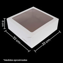 Art.9965 Caja Cartón PVC 8x22x22cm 1pz