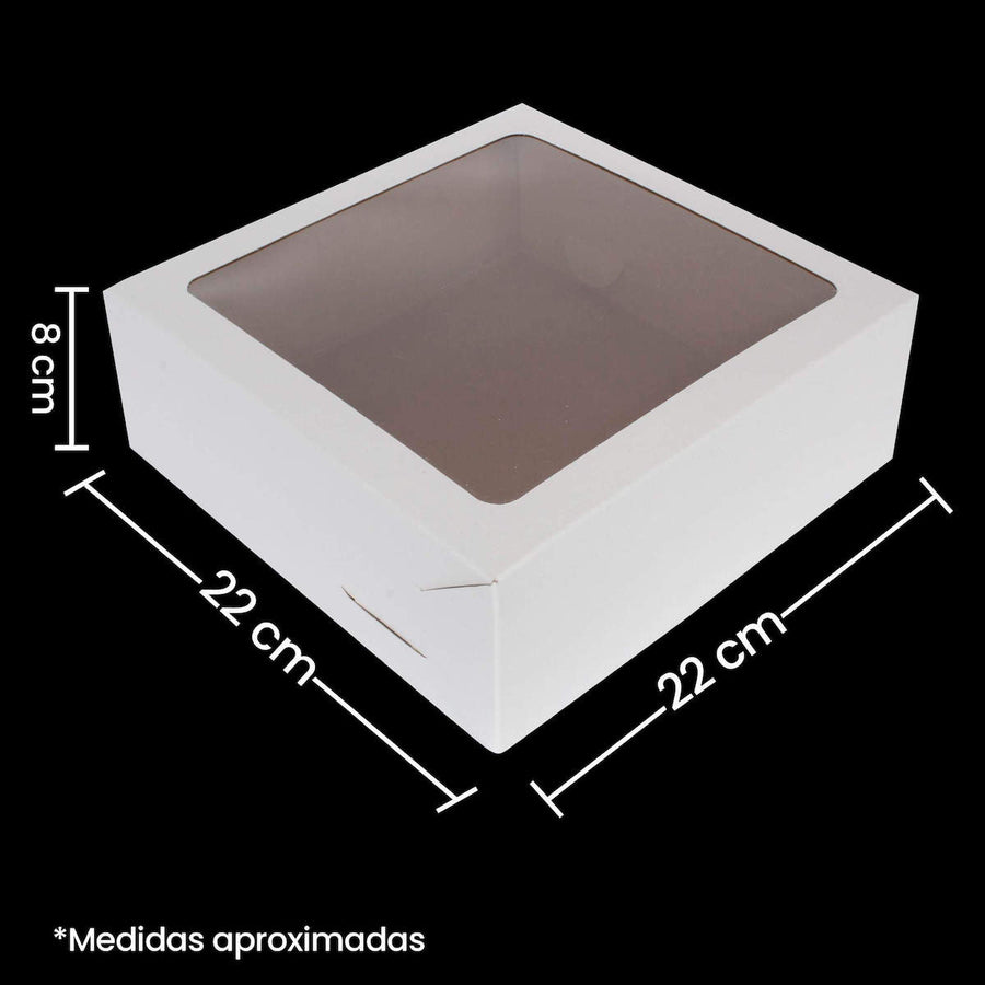 Art.9965 Caja Cartón PVC 8x22x22cm 1pz