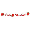 Fantasías Miguel Art.9981 Guía Feliz Navidad 17.5cm  (Aprox) 1.50m  1pz