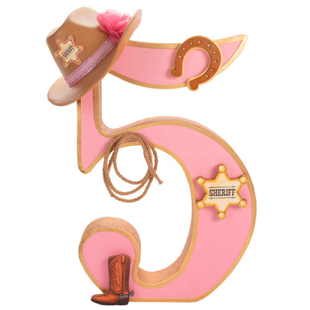 Numero Decorativo Fiesta Vaquera