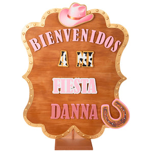 Letrero Fiesta Vaquerita