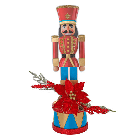 Cascanueces Con Tambor Navideño