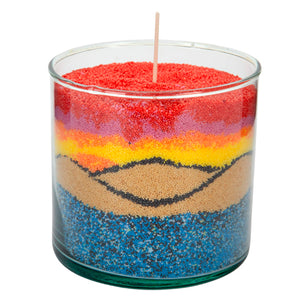 Vela Con Arena De Cera